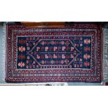 A contemporary Afghan Belouch rug, 190 cm x 115cm