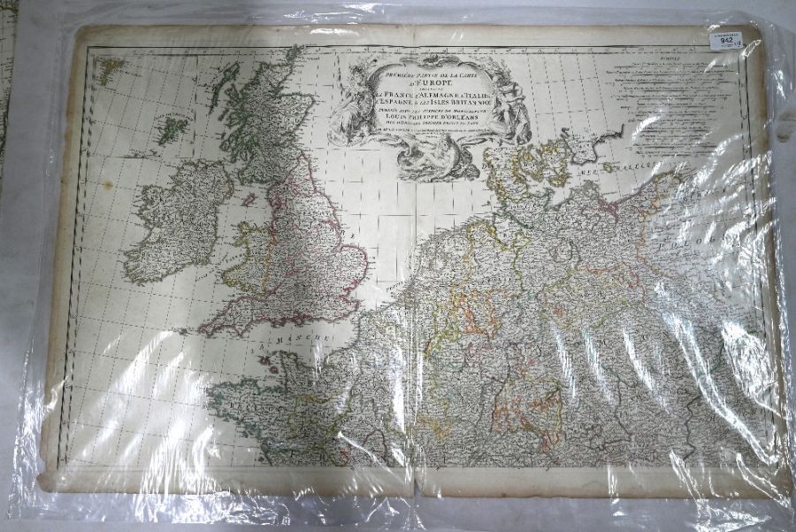 Three 18th century map engravings - Image 3 of 5