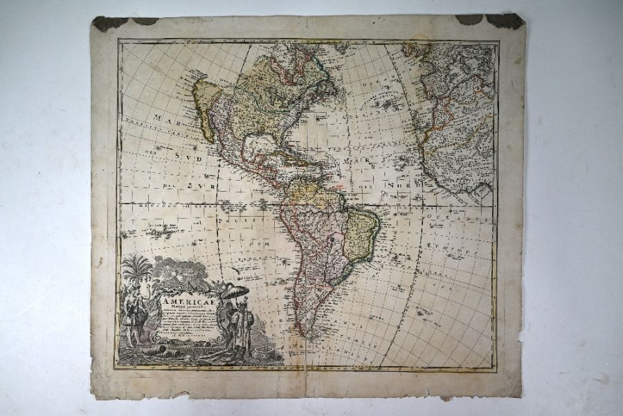 An 18th century map engraving
