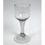 A Georgian provincial wine glass