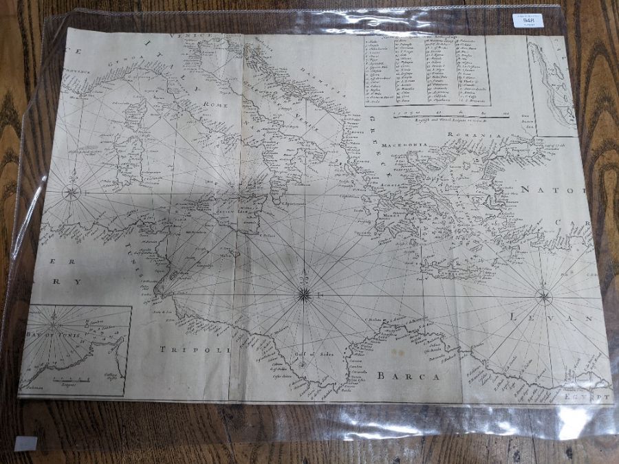 An early 18th century map engraving