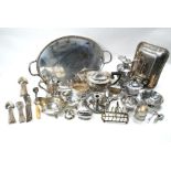 Victorian and later silver plated wares