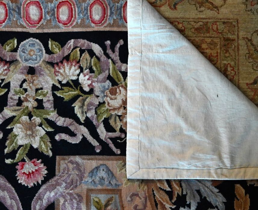 An Aubusson style needlepoint rug, 266 cm x 167 cm - Image 2 of 2