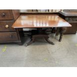 A Regency mahogany sofa table,