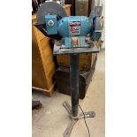 A Clarke 8" Wetstone Grinder, model CBG 8W, on a column, untested,