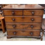 A George III mahogany chest,