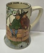 A Royal Doulton series ware mug decorated in the Gallant Fishers pattern