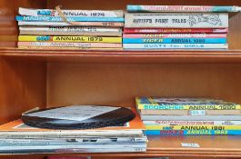 A collection of Childrens annual from the 1970's and 1980's together with albums