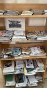 A collection of football programmes including Swansea city, FA Cup final programmes,