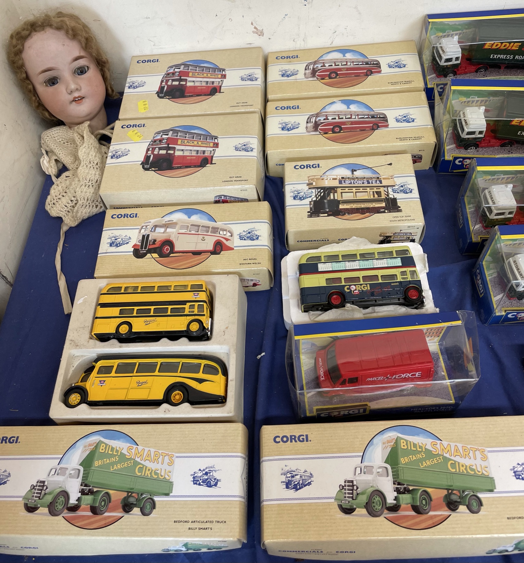 Corgi Commercials vehicles together with Eddie Stobart lorries and Wade Natwest Piggy banks - Image 2 of 4