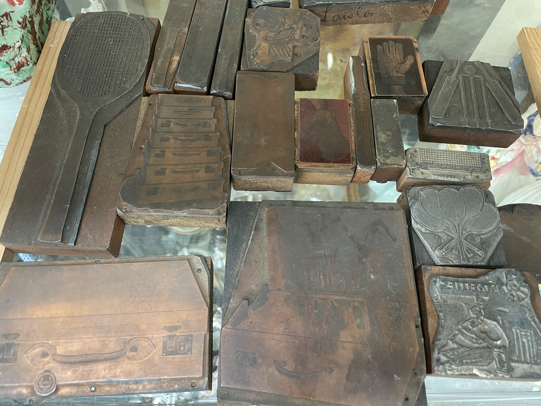 A Collection of printing blocks