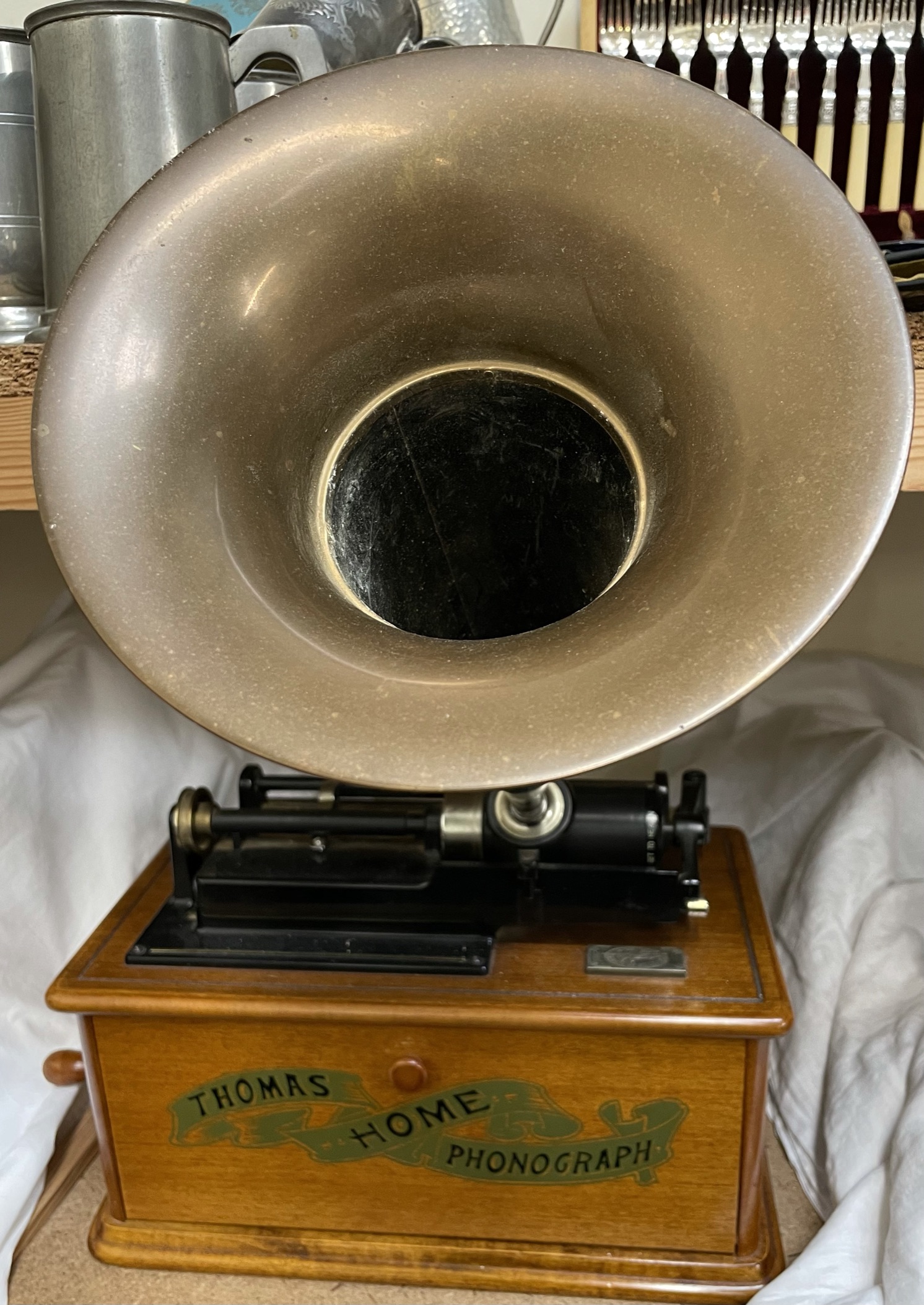 A Spirit of St Louis "Thomas Home Phonograph", - Image 3 of 3
