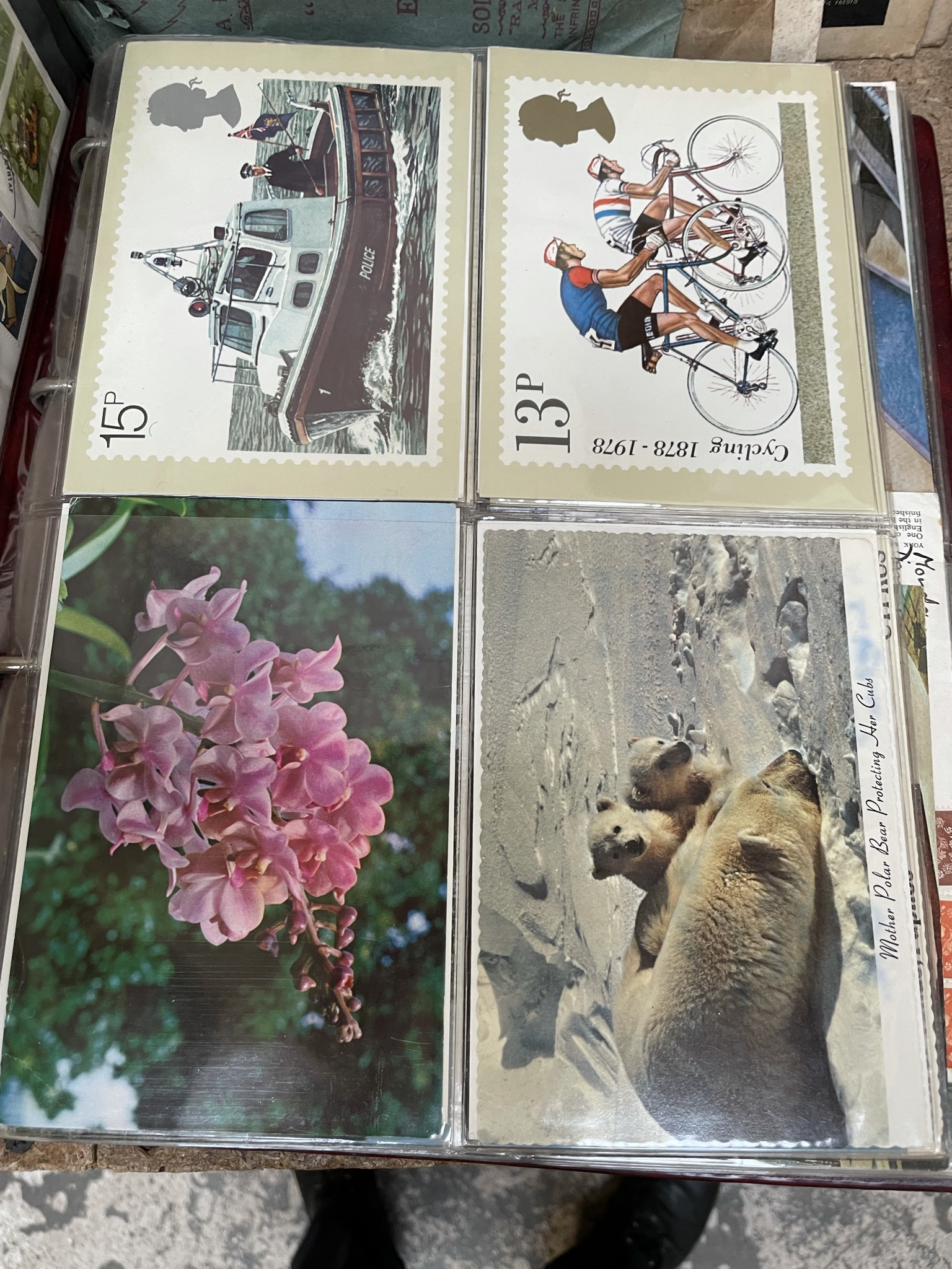 A large quantity of postcards together with 78's, First day covers, post office postcards, - Image 4 of 6