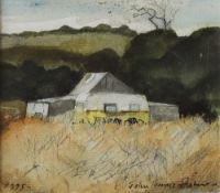 John Knapp Fisher A cottage in a landscape Watercolour Signed and dated 1995 10.