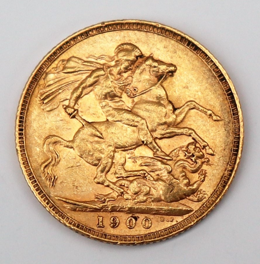 A Victorian gold sovereign dated 1900 - Image 2 of 2