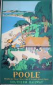 After Leslie Carr (1891-1969) Poole Branksome Dene Chine-One of Dorset's Beauty Spots Southern