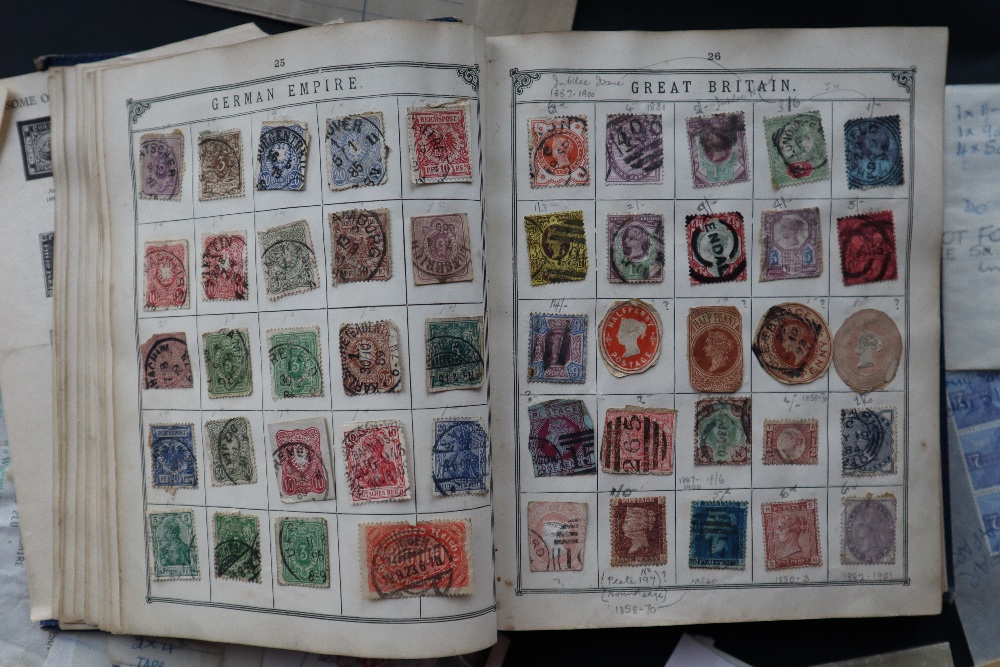 A stamp album of World stamps from Victoria onwards together with loose mint stamps - Image 6 of 7