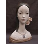 Lladro bust "Maya",