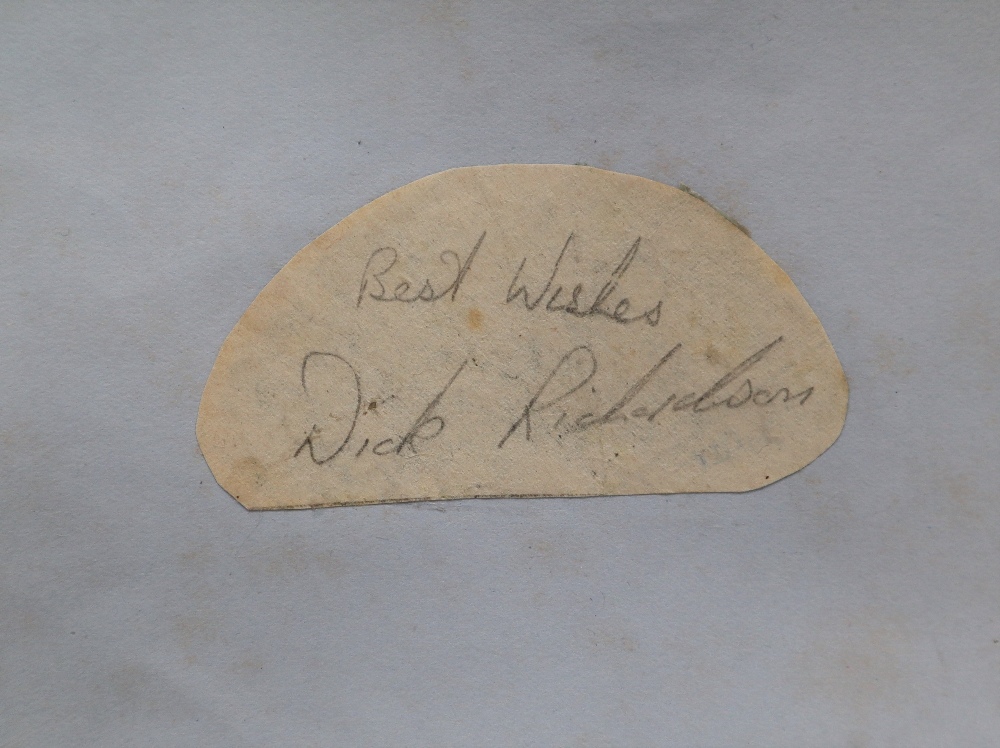 Jack Peterson - British Heavyweight boxing champion, autograph sheet signed in pencil, - Image 5 of 6