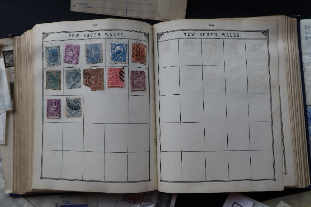 A stamp album of World stamps from Victoria onwards together with loose mint stamps - Image 5 of 7