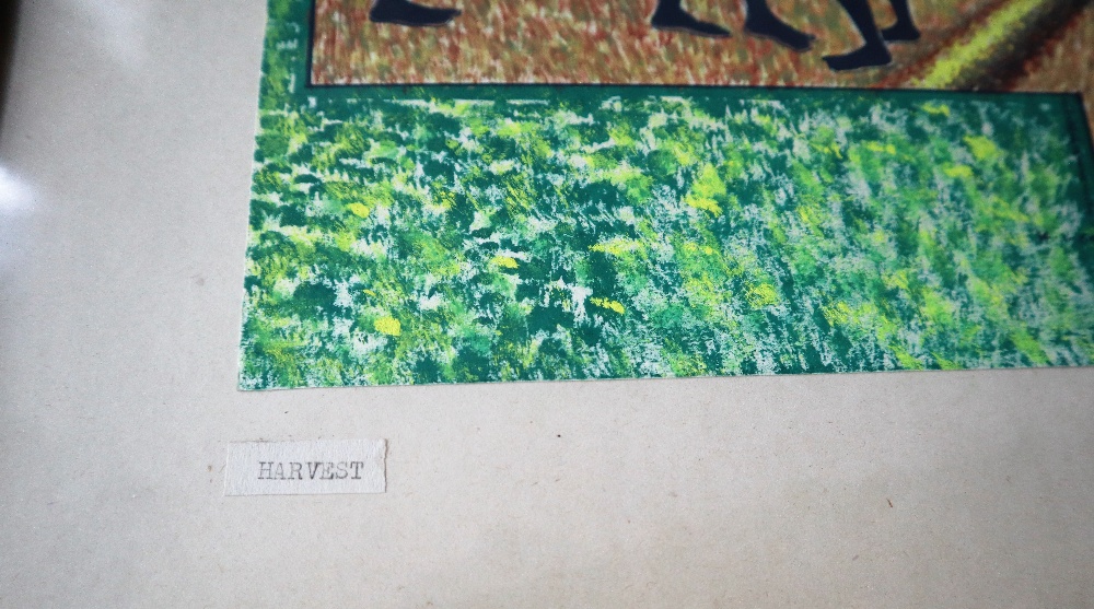 Dr D B Pardeshi (Indian School) Harvest Watercolour Signed and dated 14-1-64 25 x 34. - Image 3 of 4