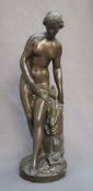20th century British School nude study A bronze sculpture 41cm high