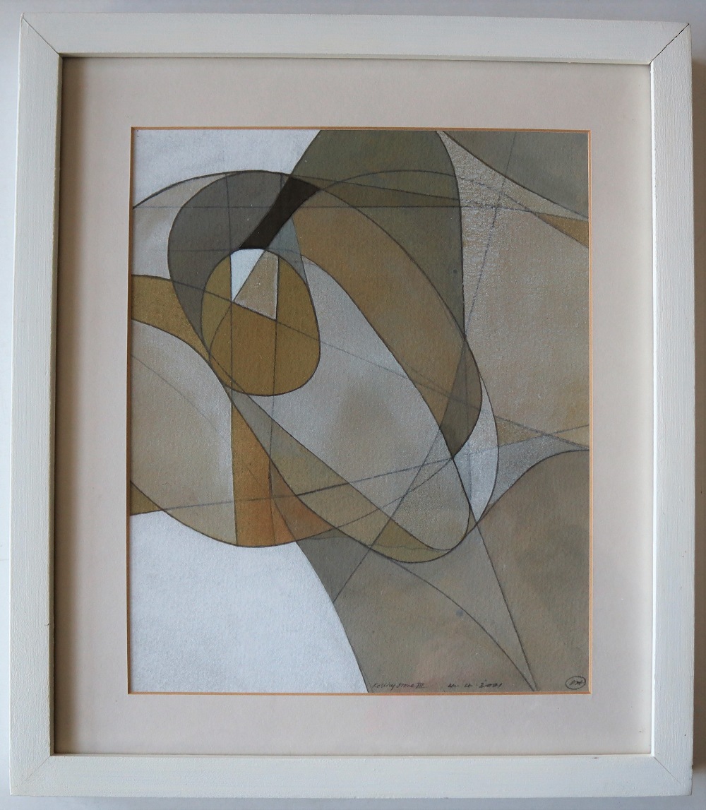Patrick Haughton Rolling Stone III Watercolour Initialled and dated 4.4.
