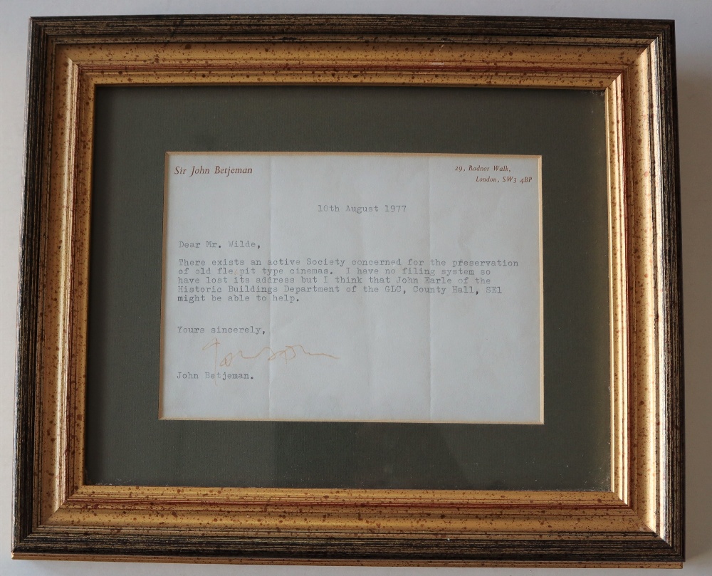 Sir John Betjeman, a typed letter on headed note paper, - Image 2 of 4