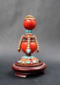 Property of a Viscount: A Tibetan coral, turquoise,