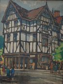 Kenneth Steel Shrewsbury Rowley's House A poster cut down 77.5 x 57.