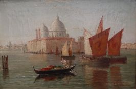 W Dommerson The Grand Canal, Venice Oil on canvas Signed and inscribed verso 29.