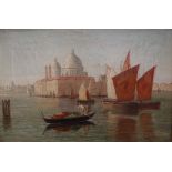 W Dommerson The Grand Canal, Venice Oil on canvas Signed and inscribed verso 29.
