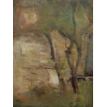Ivor Davies Trees Oil on canvas Signed 25 x 19cm ***Artists Resale Rights May Apply to this Lot***