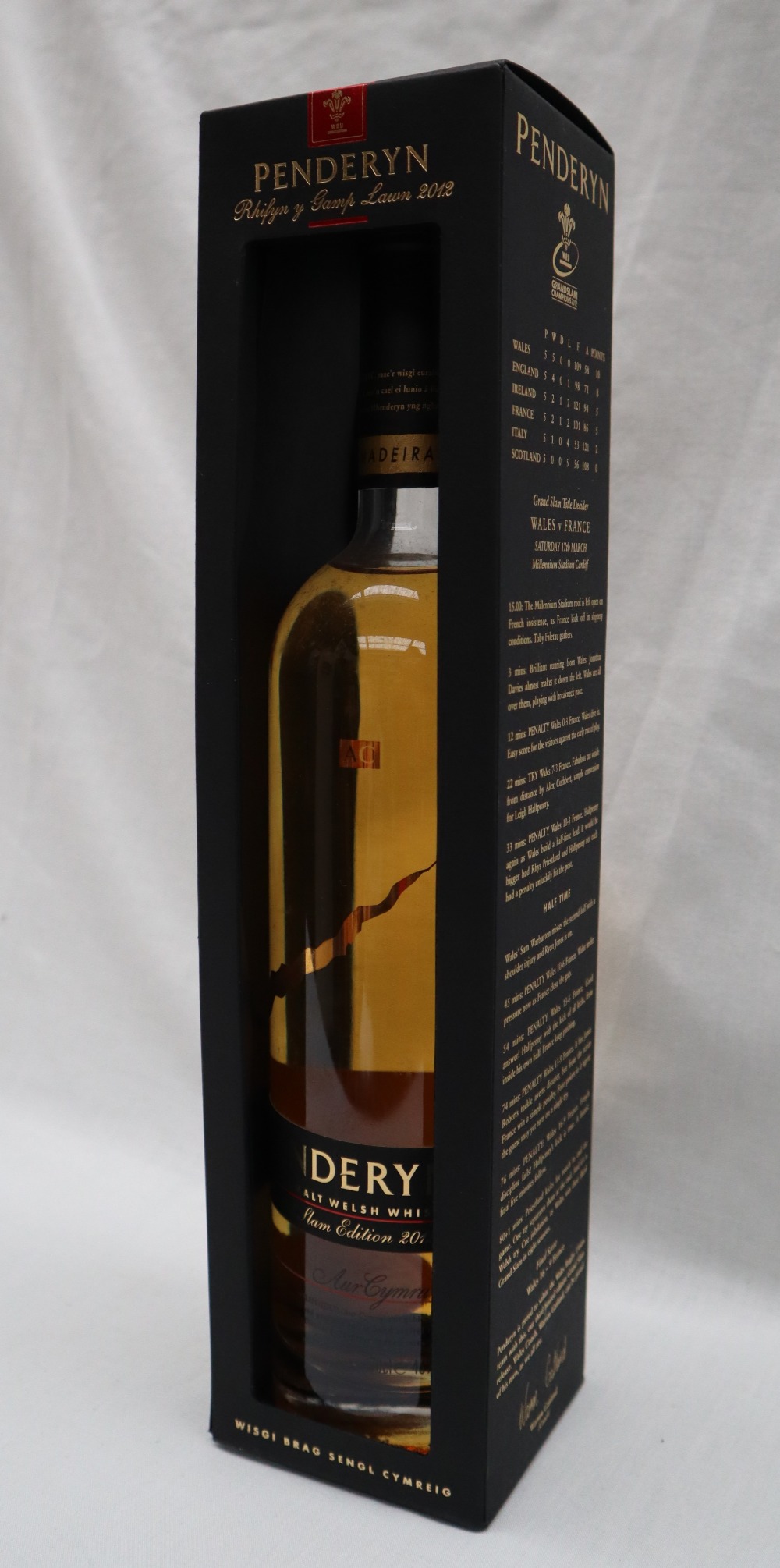 A 70cl bottle of Penderyn whisky Grand Slam Edition, 2012, - Image 3 of 9