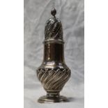 A George II silver sugar caster,