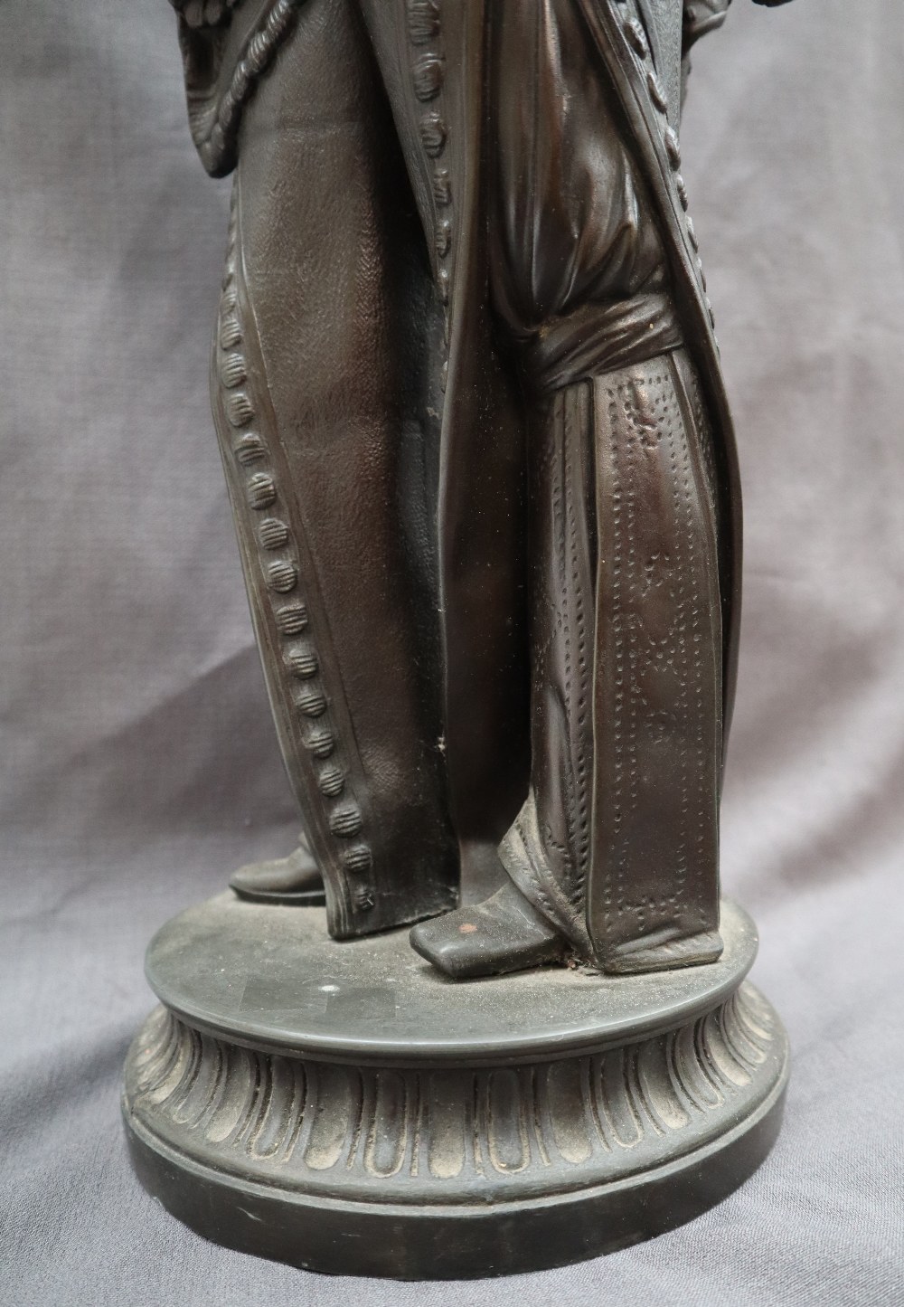 ***Unfortunately this lot has been withdrawn from sale*** A spelter Conquistador type figure, - Image 5 of 11