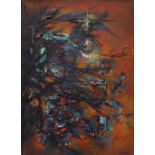 John Gareth Keates Abstract Oil on canvas Signed 80 x 59cm
