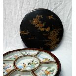 A Japanese porcelain Hors d'oeuvre set,
