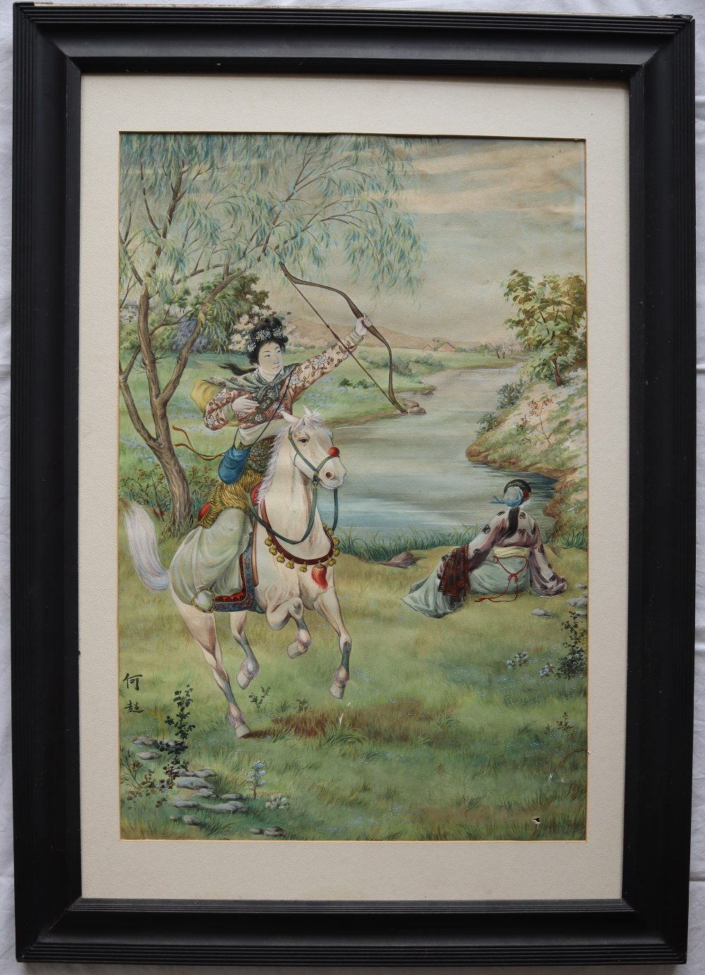 20th Century Chinese School An archer on horseback, - Image 2 of 8
