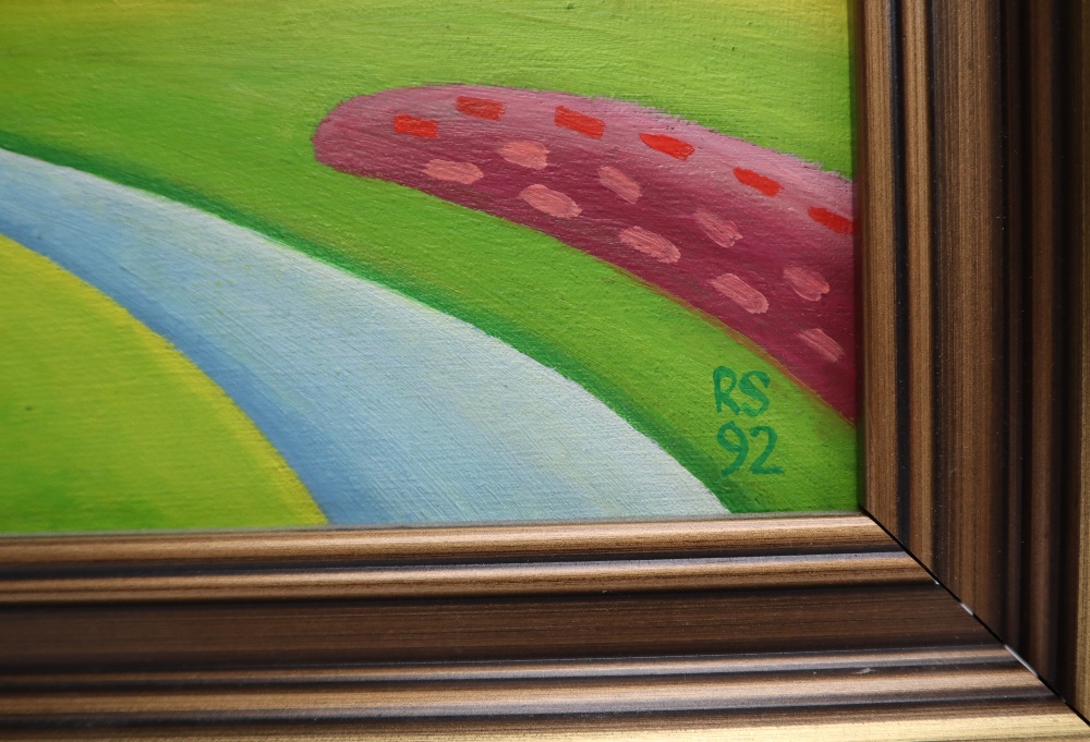 Ralph Spiller Singleton Park Oil on board Initialled and dated '92 23.5 x 28. - Image 2 of 4
