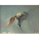 Christian Hook A Horses Tale A limited edition Print, No.90/195 Signed 62.5 x 85.