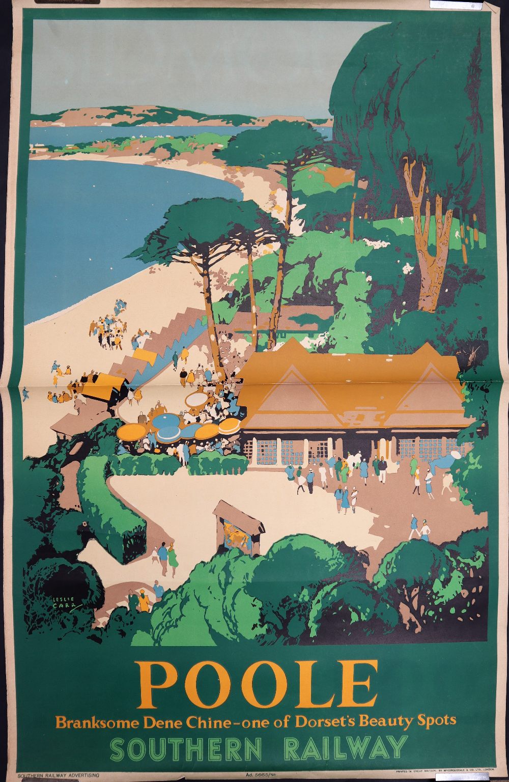 After Leslie Carr (1891-1969) Poole Branksome Dene Chine-One of Dorset's Beauty Spots Southern - Image 2 of 4