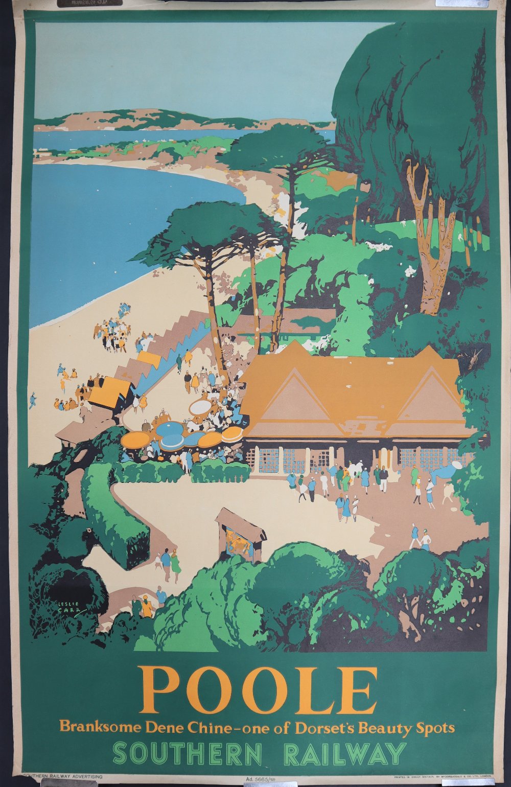 After Leslie Carr (1891-1969) Poole Branksome Dene Chine-One of Dorset's Beauty Spots Southern - Image 2 of 3