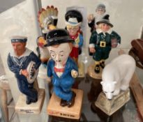 Nine Royal Doulton figures, including Big Chief Toucan MCL3, No.297/2000, Guinness Toucan AC8, No.