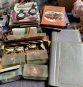 A Dinky Toys Cinderella's Coach, boxed together with other toys,