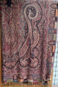 A large paisley shawl