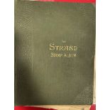 A stamp album, containing world stamps,