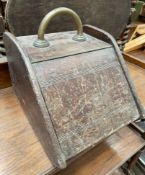 An Edwardian coal scuttle