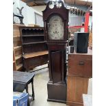 A 19th century mahogany longcase clock,