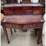 A reproduction mahogany ladies writing desk